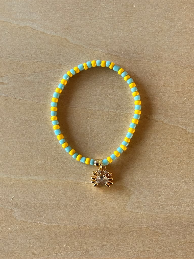 Crab / Yellow-Turquoise
