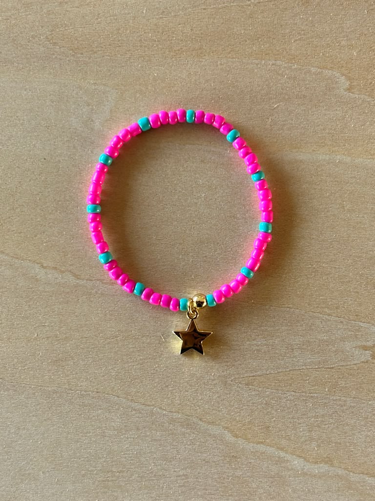 Star / Pink-Turquoise