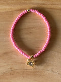 Ocean Charm Bracelet - Crab / Rose