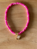 Ocean Charm Bracelet - Sparkle Fish / Pink