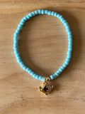 Ocean Charm Bracelet - Fish / Baby Blue