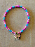 Butterfly Bracelet - Rose / Pink-Blue