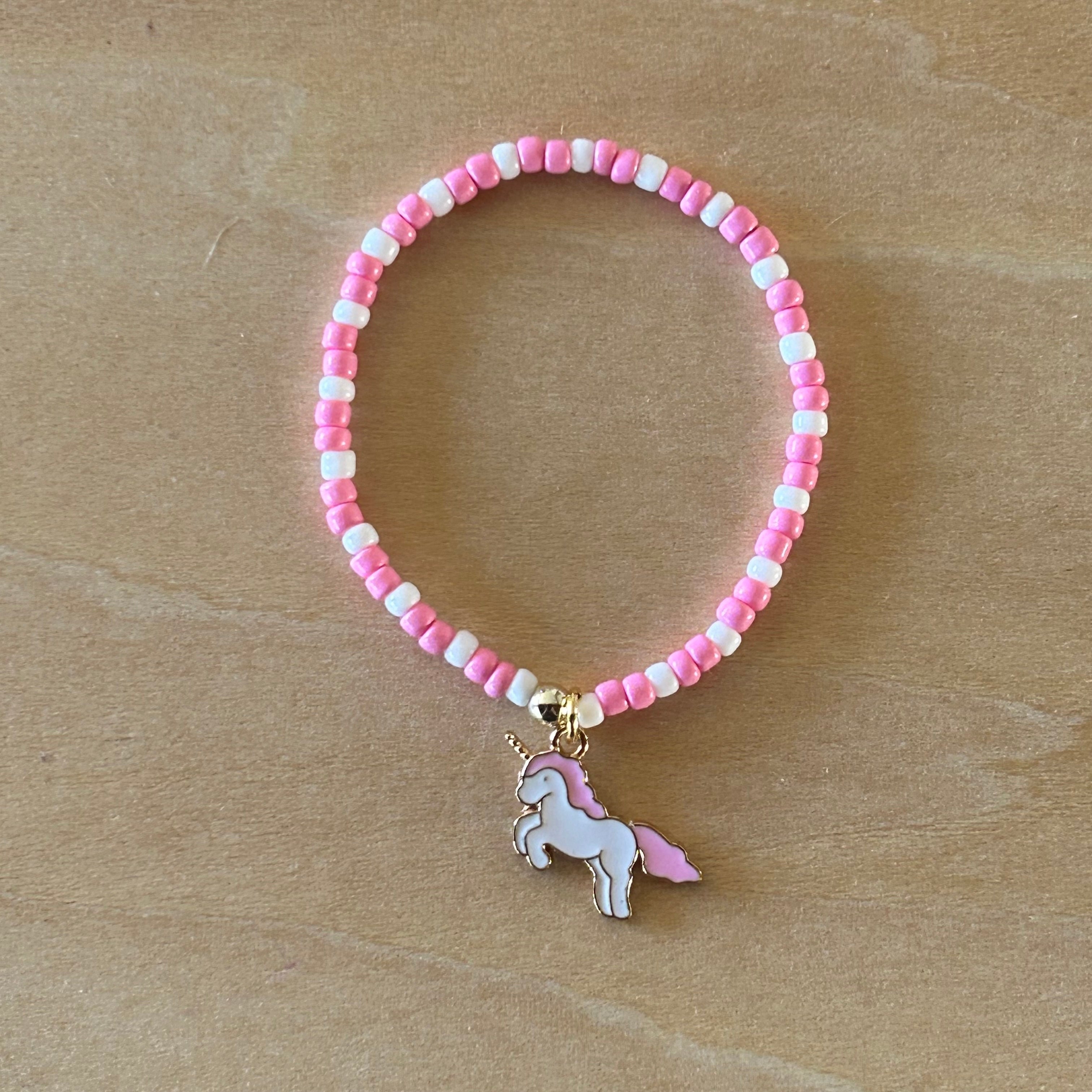 Unicorn Bracelet - White / Pink-White