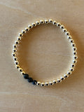 Gold-filled, Sapphire
