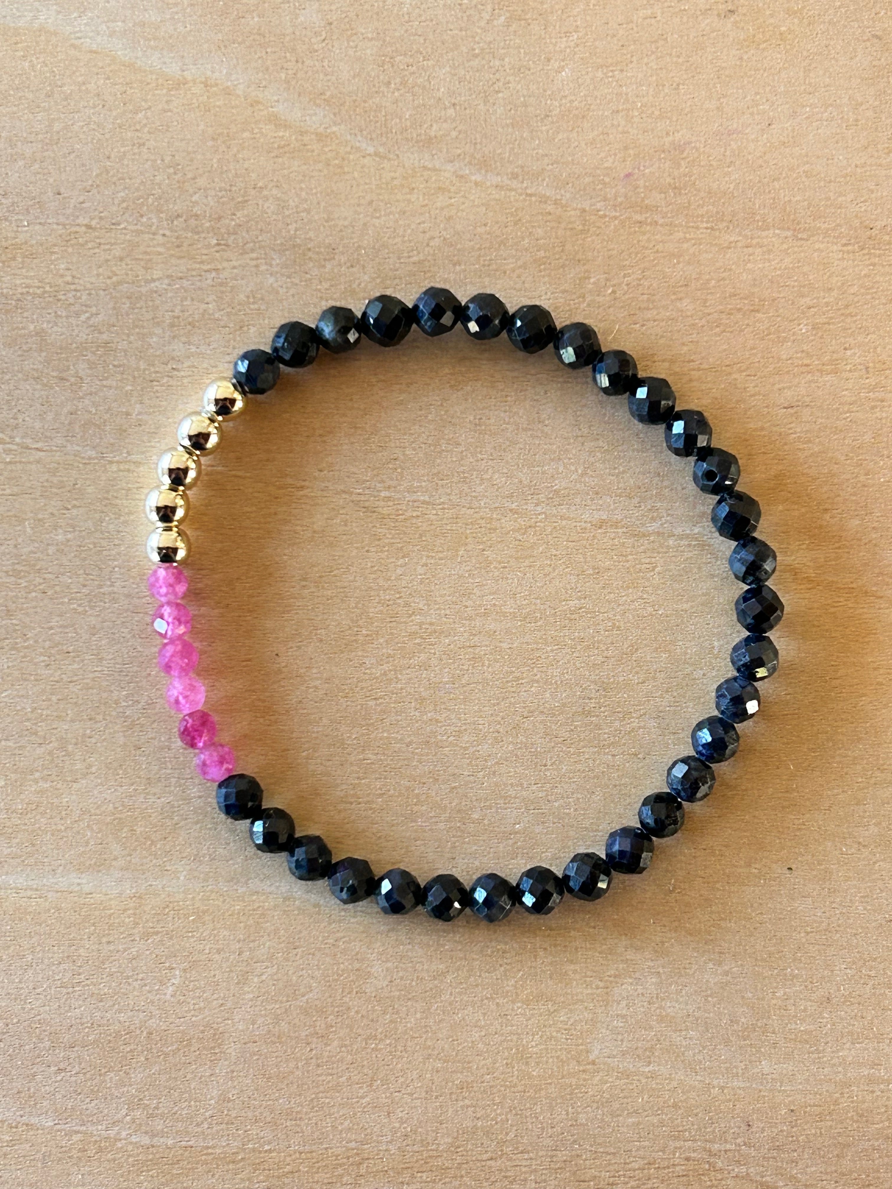 Gold-filled / Sapphire B