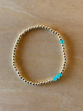 Gold-filled, Turquoise C