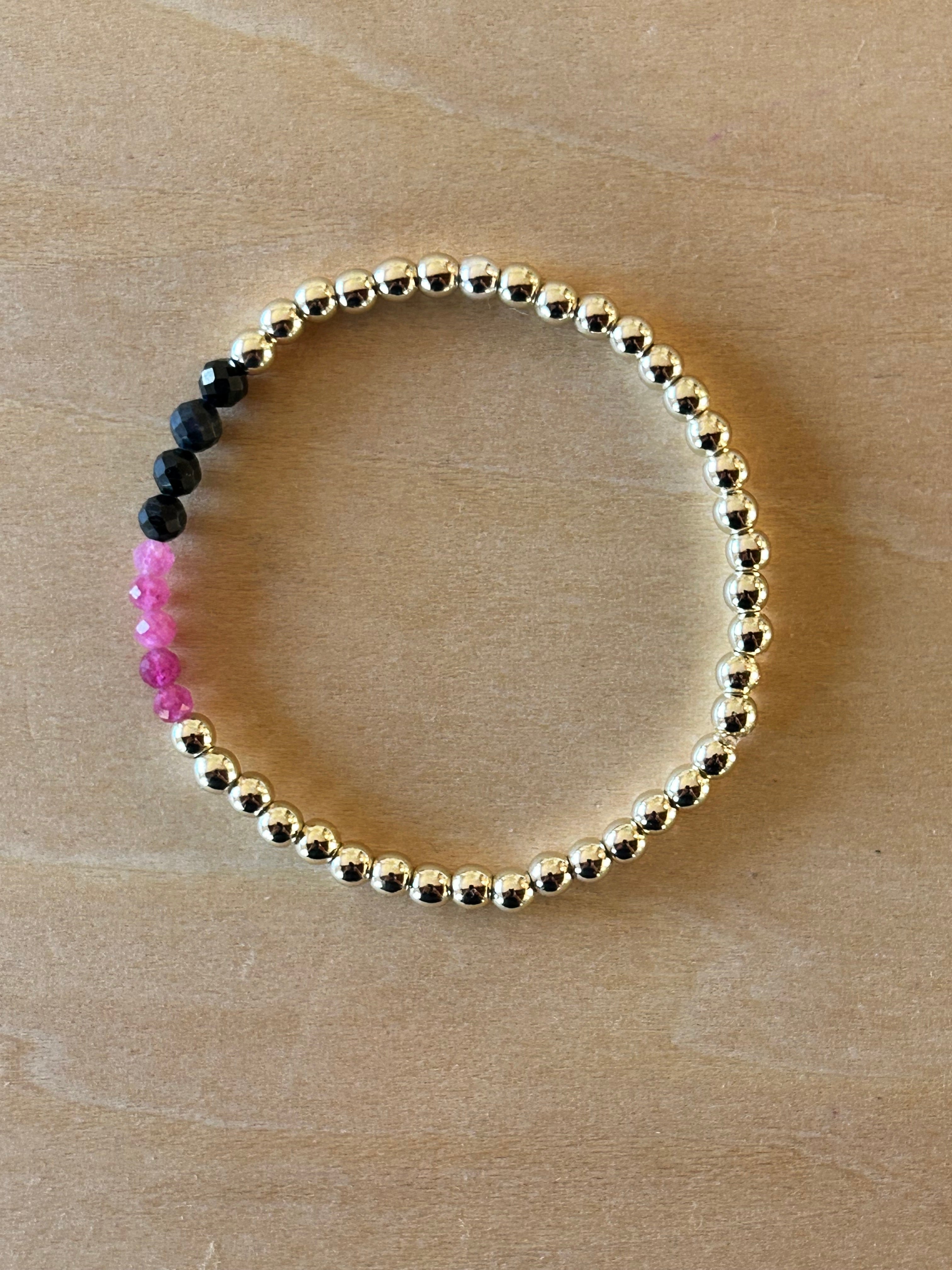 Gold-filled / Sapphire C