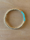 Gold-filled, Turquoise B