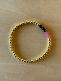 Gold-filled, Saphire, Pink Tourmaline