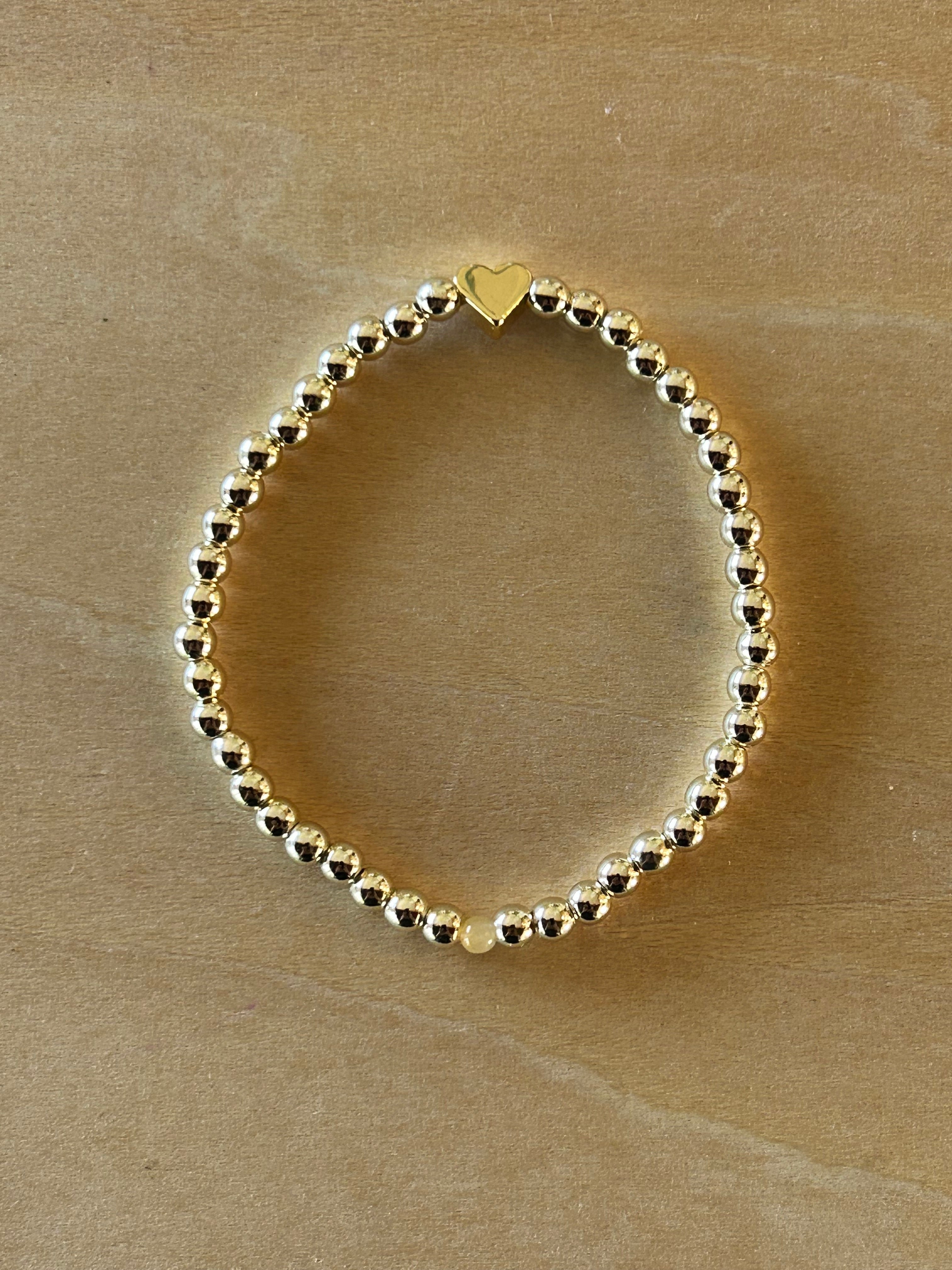 Gold-filled / Yellow Jade B