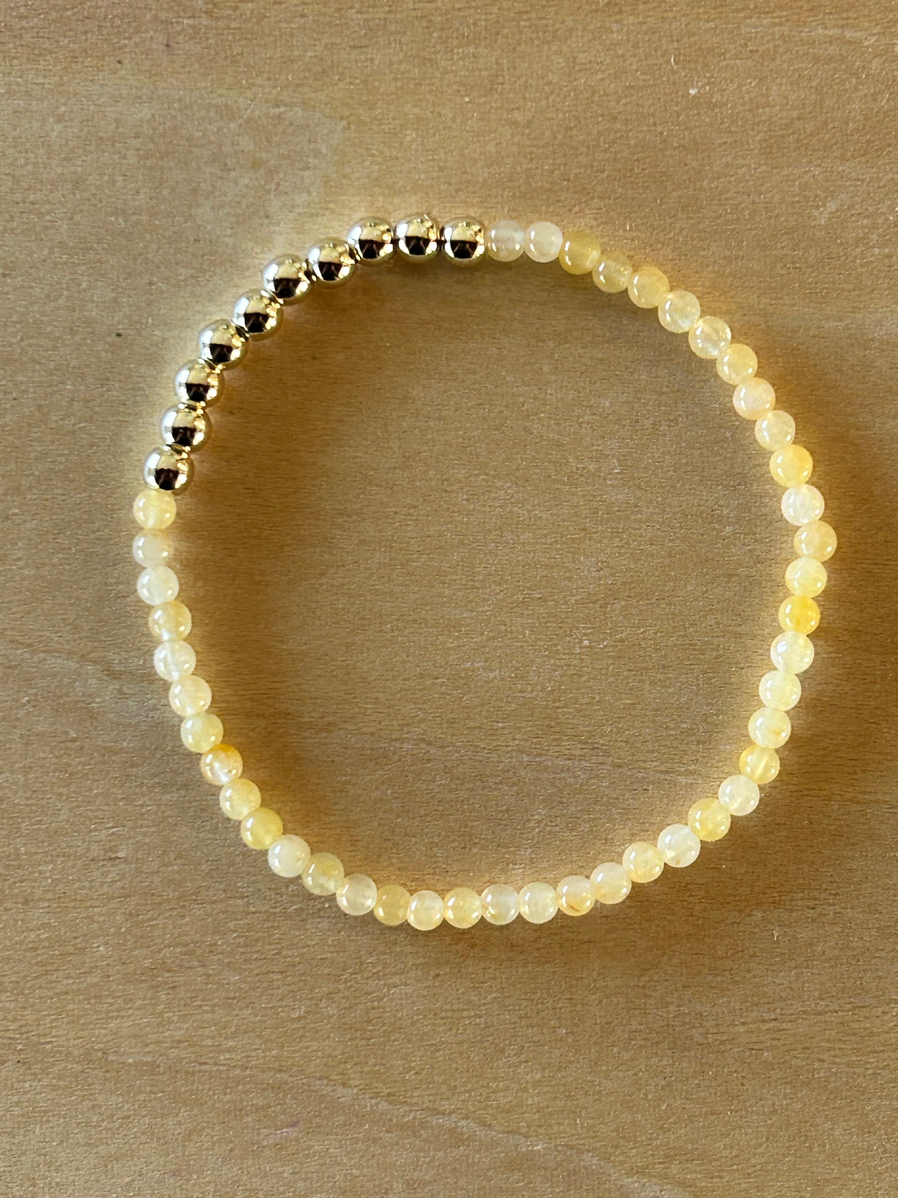 Gold-filled / Yellow Jade C